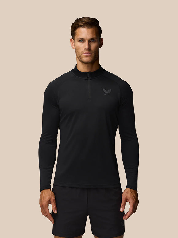 CASTORE Black Adapt Training 1/4 Zip Top