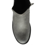 LOTUS Prescott Grey Zebra Print Ankle Boot