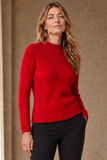 EMRECO Red Skinny Rib Jumper