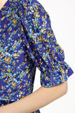 MUDFLOWER Blue Ditsy Print Midi Dress 265