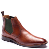 BASE LONDON Kensington Washed Tan Chelsea Boot