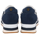 LOTUS Lorrian White & Navy Loafers