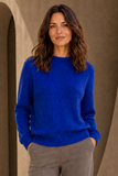 EMRECO Cobalt Skinny Rib Jumper