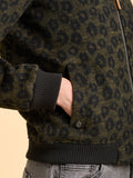 BRAKEBURN Dawn Animal Print Bomber Jacket