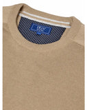 DRIFTER Sand Long Sleeve Crew Neck Sweater