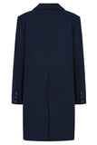 EMRECO Midnight Single Breasted Revere Collar Coat