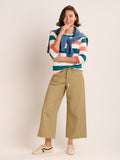 BRAKEBURN Natalia Beige Cropped Trousers