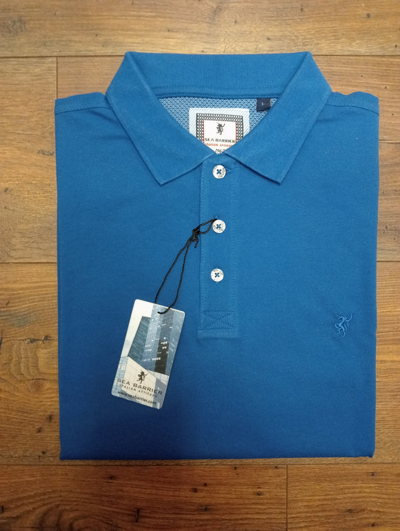 Sea Barrier Lobra Polo Shirt Cobalt Blue