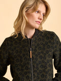 BRAKEBURN Dawn Animal Print Bomber Jacket