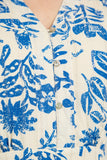 MUDFLOWER Ivory Leaf Print Dress 239