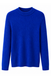 EMRECO Cobalt Skinny Rib Jumper
