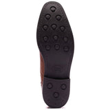 BASE LONDON Belgrave Washed Tan Laced Boot