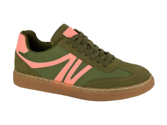 CIPRIATA Redea Khaki Laced Trainer