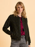 BRAKEBURN Dawn Animal Print Bomber Jacket