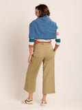BRAKEBURN Natalia Beige Cropped Trousers