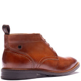 BASE LONDON Belgrave Washed Tan Laced Boot