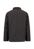 FYNCH HATTON Anthracite Cotton Jacket with Cord Collar
