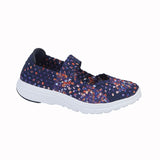 DEK Purple/Navy Elasticated Summer Shoe