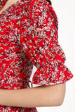 MUDFLOWER Red Ditsy Print Midi Dress 265