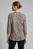 CLAUDIA C Purple Animal Print Top