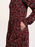 BRAKEBURN Ula Wine Floral Maxi Dress