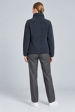 CLAUDIA C Navy Teddy Fleece Jacket