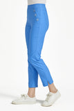 MUDFLOWER Blue Button Detail Bengaline Trousers