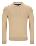 DRIFTER Sand Long Sleeve Crew Neck Sweater