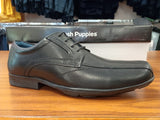HUSH PUPPIES Argyll Black Laced Leather Shoe