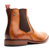 BASE LONDON Scout Washed Tan Chelsea Boot