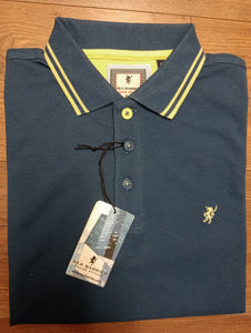 Sea Barrier Freddy Polo Shirt Teal/Lemon