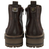 LOTUS Prescott Brown Crocodile Ankle Boot