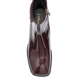 LOTUS Quincy Bordo Patent Ankle Boot