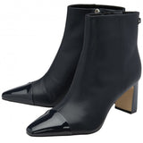 LOTUS Danni Navy Leather Ankle Boot