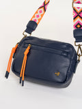 BRAKEBURN Sabine Navy Cross Body Bag
