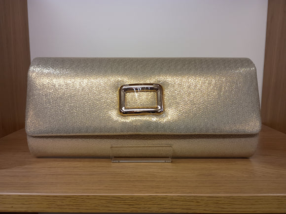 COCO RITZ Metallic Gold Clutch Bag