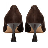 LOTUS Henley Brown Suede Court Shoes