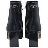 LOTUS Danni Navy Leather Ankle Boot