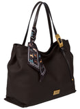 BESSIE LONDON Coffee Slouchy Shoulder Bag