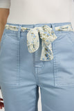 MUDFLOWER Blue Wide Leg Trousers 263