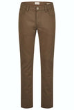 Hattric Men's Trousers Harris Modern Stretch 688455-2235-16 Mid Brown