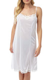 Carly Lace Trim Slim Strap Full Slip