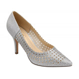 LOTUS Viva Silver Diamante Court Shoe