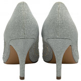 LOTUS Viva Silver Diamante Court Shoe