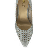 LOTUS Viva Silver Diamante Court Shoe