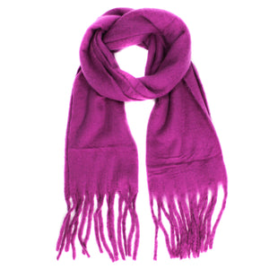 Rochelle Chunky Purple Winter Scarf