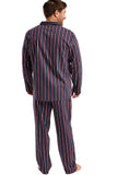 WEST RIDGE Striped Brushed Cotton Pyjama Set