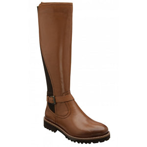 LOTUS Belvedere Tan Leather Knee High Boot