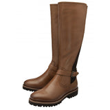 LOTUS Belvedere Tan Leather Knee High Boot