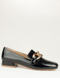 KATE APPLEBY Thames Black Patent Loafer